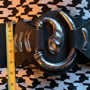 Black Stretch & Silver Belt